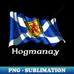 hogmanay scottish flag - decorative sublimation png file