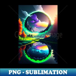 serene tranquility - sublimation-ready png file