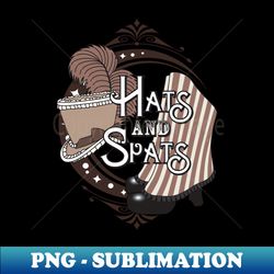 hats and spats logo - digital sublimation download file