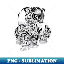 metal polar bear - retro png sublimation digital download