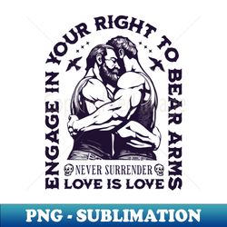 right to bear arms - instant sublimation digital download