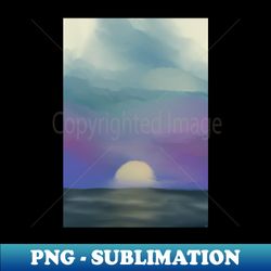 acrylic ocean - vintage sublimation png download