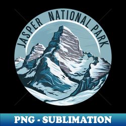 snowy jasper national park - artistic sublimation digital file