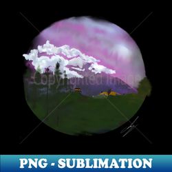 mountain landscape - aesthetic sublimation digital file