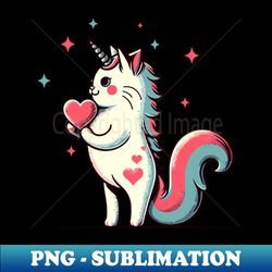 cat unicorn - png transparent sublimation design