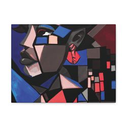 abstract canvas, african american art, canvas art, canvas wall art,home decor art, canvas painting,abstract art, wall ar