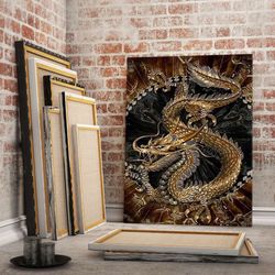 chinese dragon painting canvas wall art painting,canvas wall decoration,dragon painting,dragon wall art,living room wall