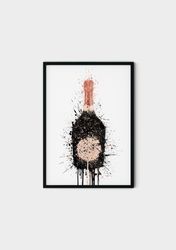 86 bottle canvas by laurent perrier -laurent perrier champagne wall art print- wall art printing - painting laurent perr