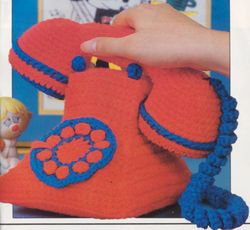 cute vintage crochet telephone  crochet toy pattern instant download pdf crochet easy follow 6 1/2 " inch size