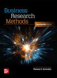business research methods 14th by pamela schindler test bank