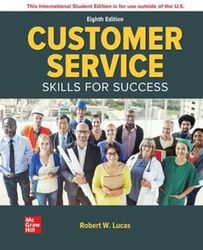 customer service skills for success 8th edition by robert lucas test bank