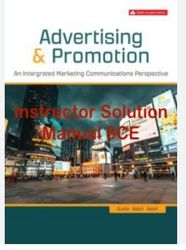 advertising & promotion 8ce michael guolla, george e. belch, michael a. belch instructor solution manual