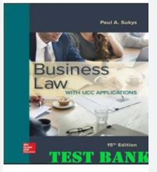 test bank for business law with ucc applications 15th edition