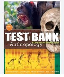 test bank for essentials of physical anthropology 10th edition