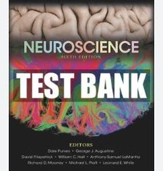 test bank for neuroscience 6th edition purves