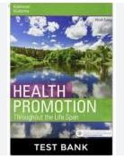 test bank for health promotion throughout the life span 9th ed by edelman