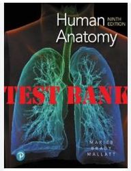 test bank for human anatomy 9th edition by marieb