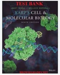 test bank for karp's cell and molecular biology 9th edition by gerald karp, janet iwasa, wallace marshal