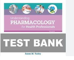understanding pharmacology for health professionals 5th edition turley test bank understanding pharmacology for health p