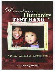 window on humanity a concise introduction to anthropology 8th edition by conrad kottak