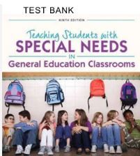 test bank for teaching students with special needs in general education classroom 9th edition global edition