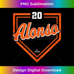 home plate gameday pete alonso new york mlbpa tank top - edgy sublimation digital file - challenge creative boundaries