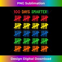 100 days of school tally marks kids 100 days smarter - crafted sublimation digital download - elevate your style with intricate details