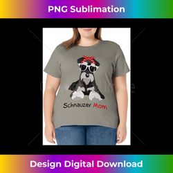 schnauzer mom bandana womens schnauzer dog - aesthetic sublimation digital file