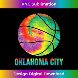 tie dye oklahoma city basketball retro vintage jersey - creative sublimation png download