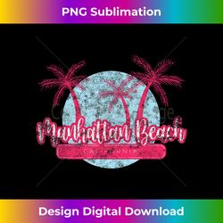 manhattan beach california retro palm tree vintage surf - png transparent sublimation design