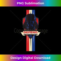 star wars darth vader defend galactic empire american flag tank top 2 - unique sublimation png download