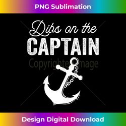 dibs on the captain tank top - retro png sublimation digital download