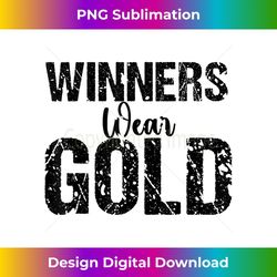 winners wear gold color war camp team game competition 1 - creative sublimation png download