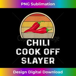 chili cook off slayer funny retro cooking competition - vintage sublimation png download