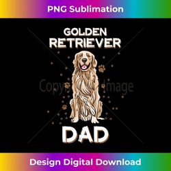 golden retriever dad dog illustration golden retriever owner - trendy sublimation digital download