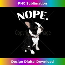 boston terrier - modern sublimation png file