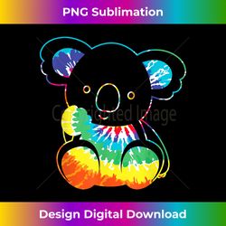 hippie daze tie dye koala bear groovy graphic art - exclusive sublimation digital file