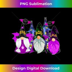 3 halloween gnomes purple gnome vampire gnome witch - signature sublimation png file