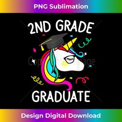 2nd graduate unicorn back to school girls - instant sublimation digital download