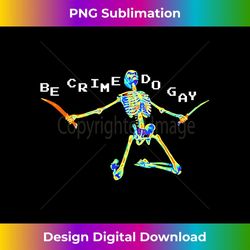 be crime do gay skeleton lgbt apparel - png transparent digital download file for sublimation