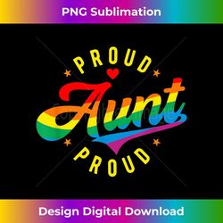 proud aunt lgbtq rainbow 2 - sublimation-ready png file