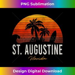 st. augustine beach florida fl palms vacation surf sundown 1 - retro png sublimation digital download