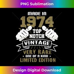 birthday 365 made in 1974 vintage birthday - stylish sublimation digital download