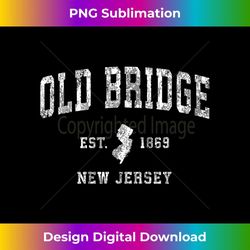 old bridge new jersey nj vintage athletic sports design 2 - aesthetic sublimation digital file