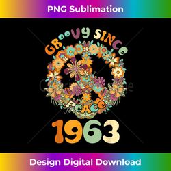 groovy since 1963 peace for vintage birthday party 60s 70s - premium sublimation digital download