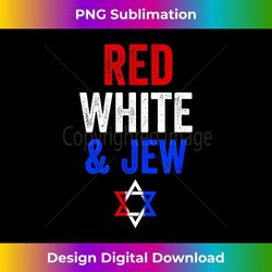 red white & jew (blue) usa america jewish star of david 2 - png sublimation digital download