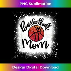 leopard bleached basketball mom game day - vintage sublimation png download