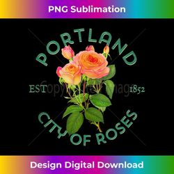 portland oregon or city of roses flower gardener souvenir - png transparent digital download file for sublimation