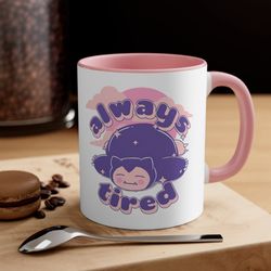 anime mug, snorlax, snorlax mug, anime gifts, anime merch, snorlax coffee cup, cute gift, funny gift, kawaii gift