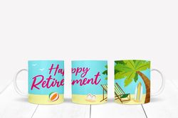 happy retirement mug coaster gift set colleague leaving friend retiring gift